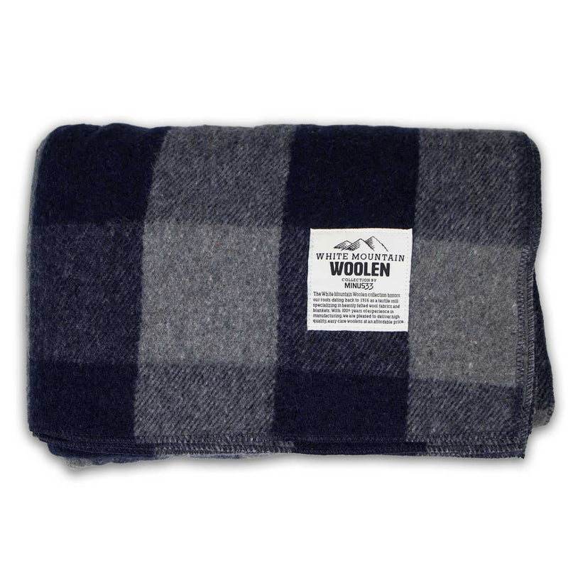 Load image into Gallery viewer, Wool Twin Sized Blanket - White Mountain Woolen
