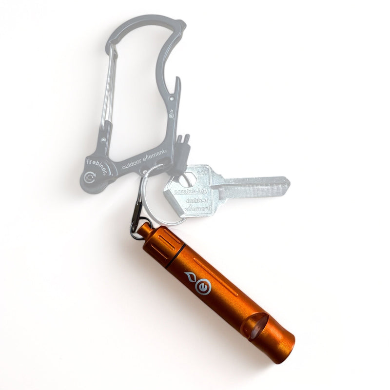 Load image into Gallery viewer, Wombat Whistle - Emergency Whistle &amp; Tinder Vial Kit
