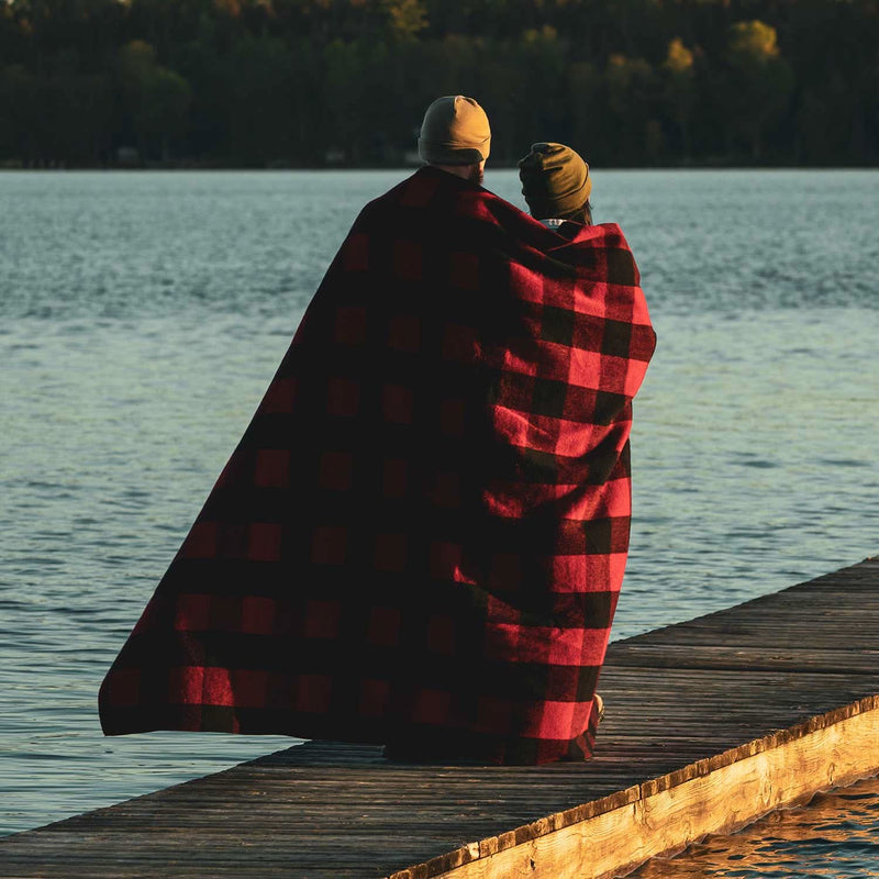 Load image into Gallery viewer, Wool Twin Sized Blanket - White Mountain Woolen
