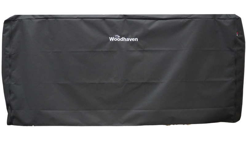 Load image into Gallery viewer, Full Firewood Rack Cover with Zipper   USA Made  Woodhaven
