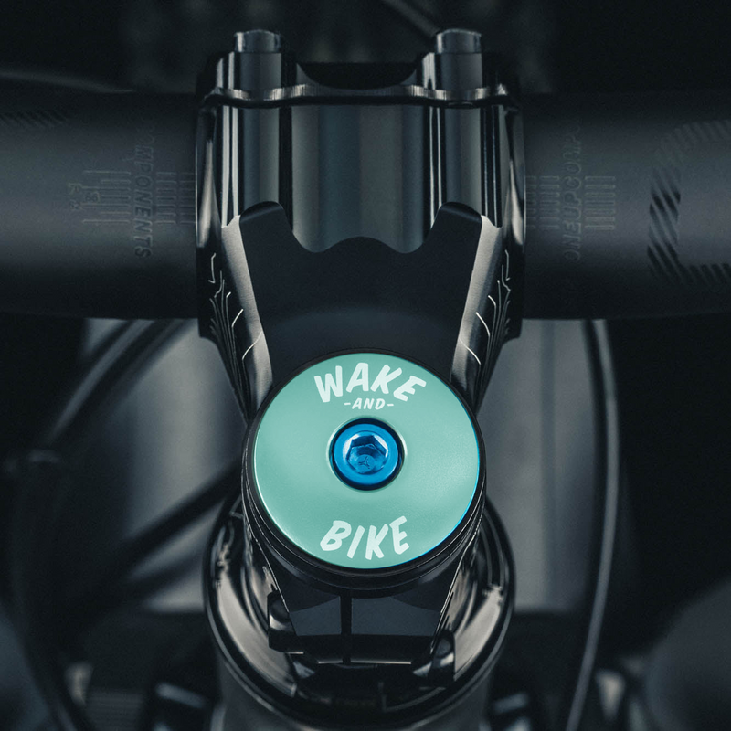 Load image into Gallery viewer, Wake and Bike Bicycle Headset Cap
