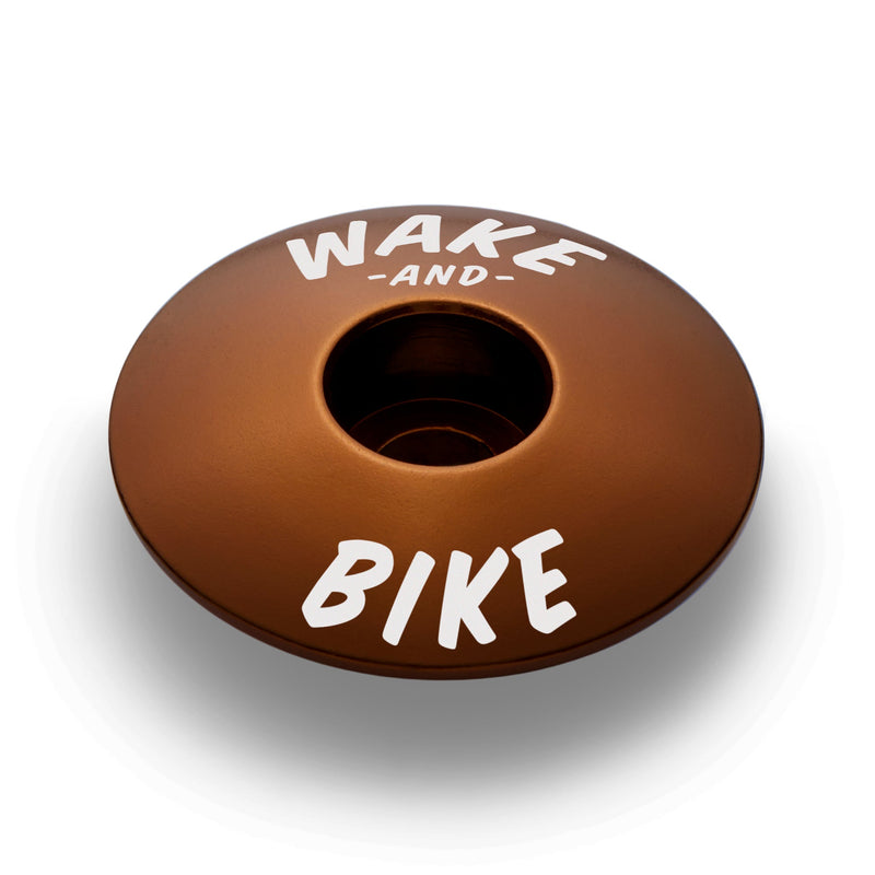 Load image into Gallery viewer, Wake and Bike Bicycle Headset Cap
