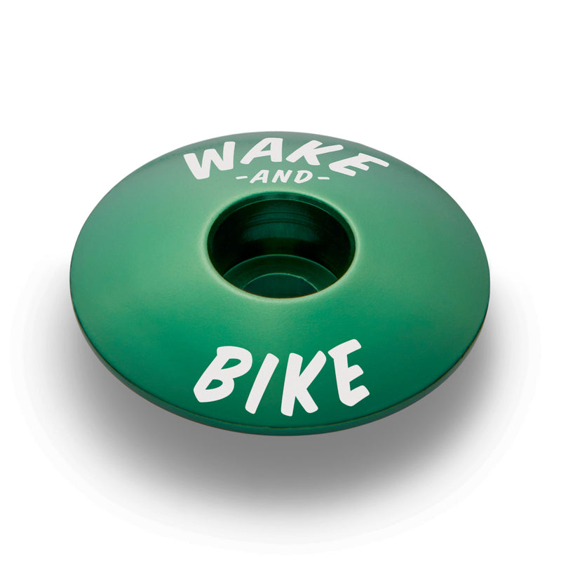Load image into Gallery viewer, Wake and Bike Bicycle Headset Cap
