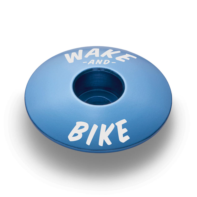 Load image into Gallery viewer, Wake and Bike Bicycle Headset Cap

