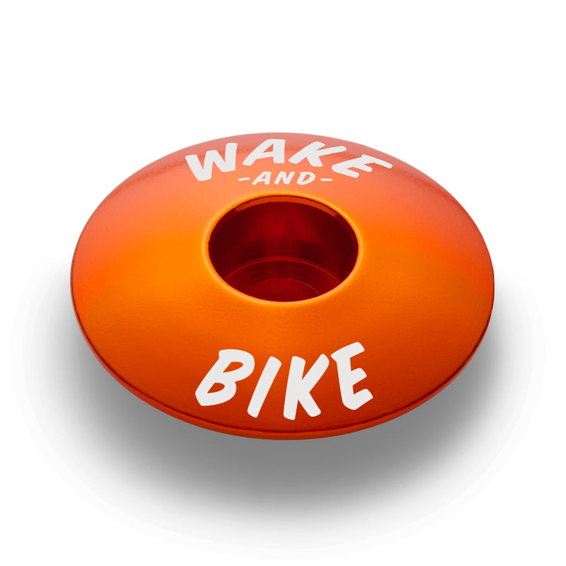 Load image into Gallery viewer, Wake and Bike Bicycle Headset Cap
