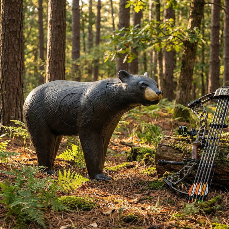 Load image into Gallery viewer, Real Wild 3D Walking Black Bear Archery Target with EZ Pull Foam
