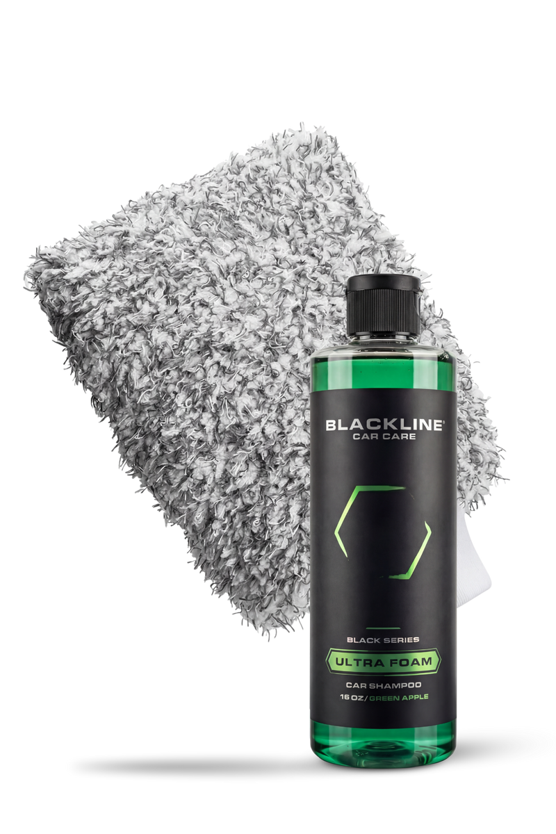 Load image into Gallery viewer, BLACKLINE® MICROFIBER WASH MITT
