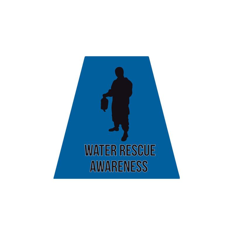 Load image into Gallery viewer, WATER RESCUE AWARENESS REFLECTIVE HELMET (TET) TETRAHEDRON
