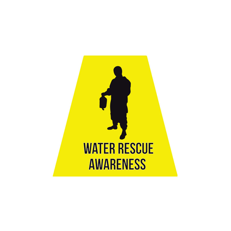 Load image into Gallery viewer, WATER RESCUE AWARENESS REFLECTIVE HELMET (TET) TETRAHEDRON
