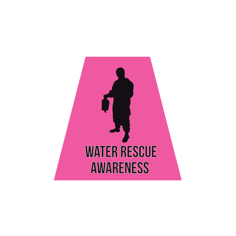 Load image into Gallery viewer, WATER RESCUE AWARENESS REFLECTIVE HELMET (TET) TETRAHEDRON
