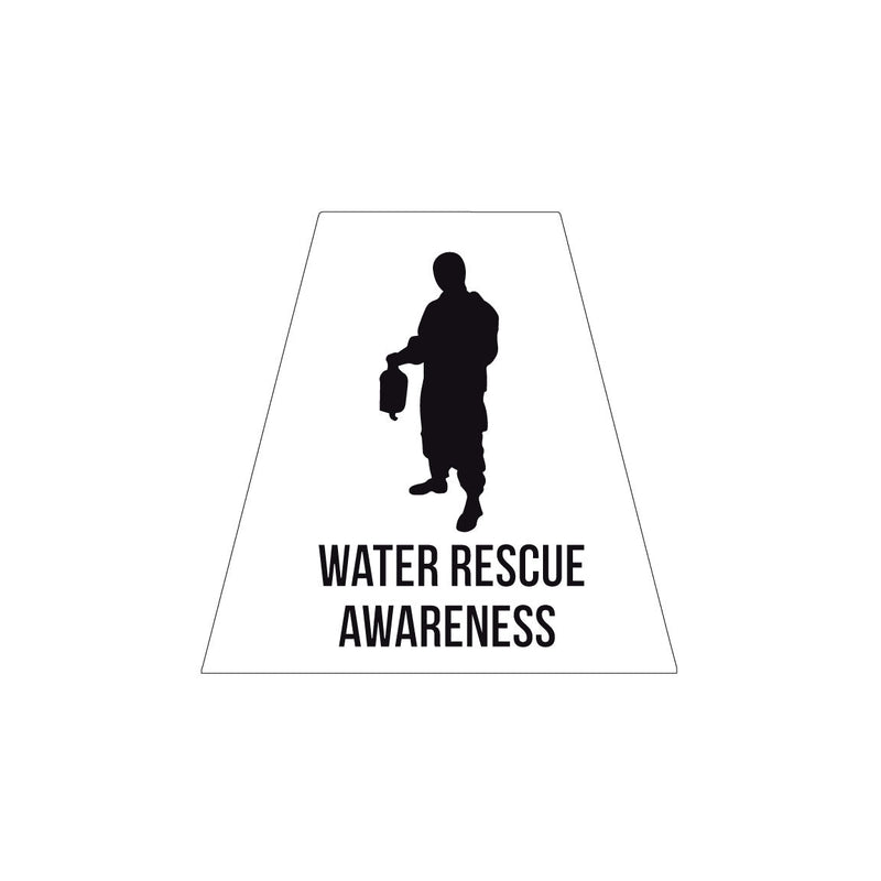 Load image into Gallery viewer, WATER RESCUE AWARENESS REFLECTIVE HELMET (TET) TETRAHEDRON
