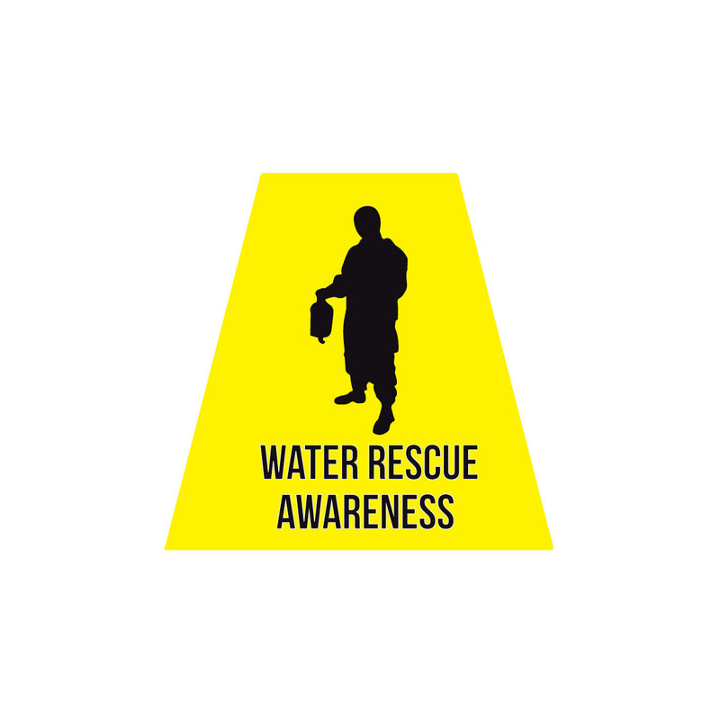 Load image into Gallery viewer, WATER RESCUE AWARENESS REFLECTIVE HELMET (TET) TETRAHEDRON
