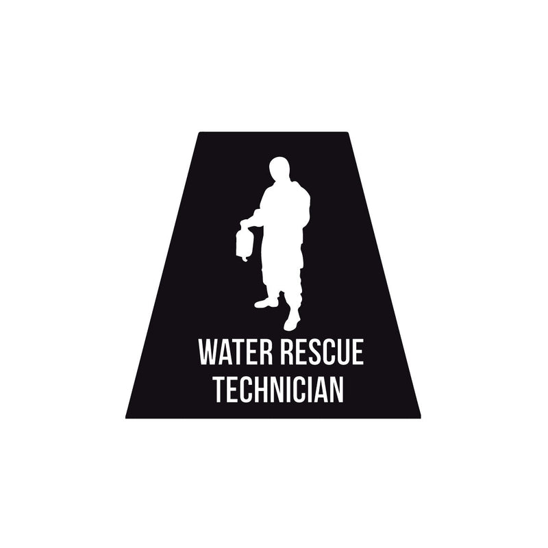 Load image into Gallery viewer, WATER RESCUE TECHNICIAN REFLECTIVE HELMET (TET) TETRAHEDRON
