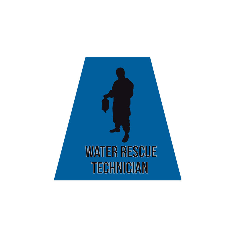 Load image into Gallery viewer, WATER RESCUE TECHNICIAN REFLECTIVE HELMET (TET) TETRAHEDRON
