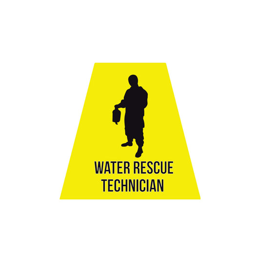 WATER RESCUE TECHNICIAN REFLECTIVE HELMET (TET) TETRAHEDRON