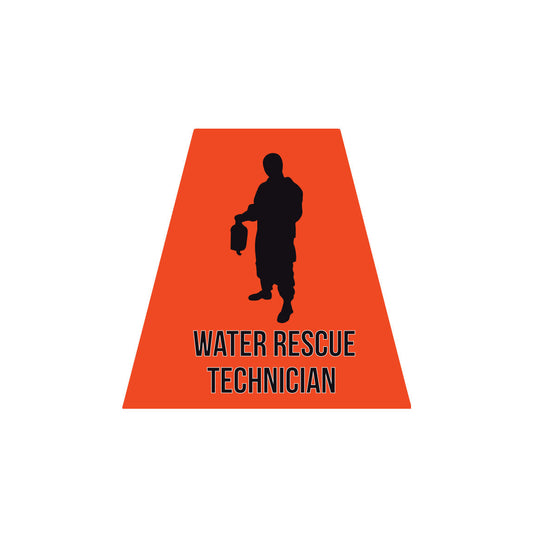 WATER RESCUE TECHNICIAN REFLECTIVE HELMET (TET) TETRAHEDRON