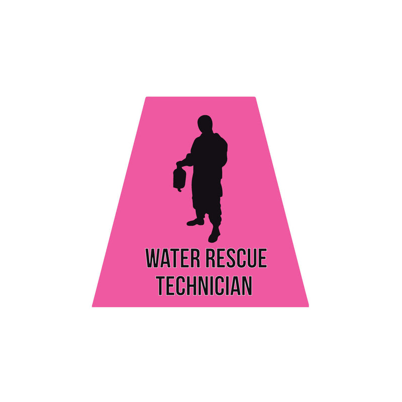 Load image into Gallery viewer, WATER RESCUE TECHNICIAN REFLECTIVE HELMET (TET) TETRAHEDRON

