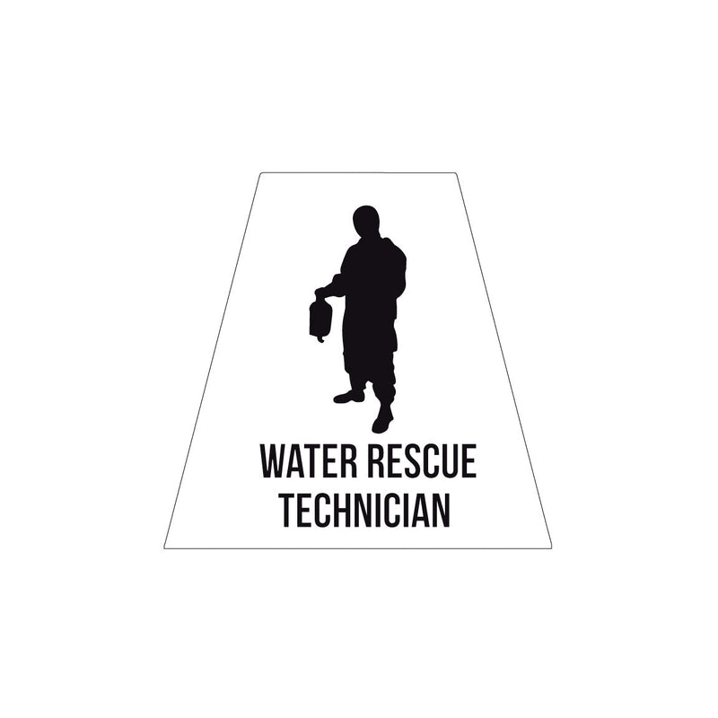 Load image into Gallery viewer, WATER RESCUE TECHNICIAN REFLECTIVE HELMET (TET) TETRAHEDRON
