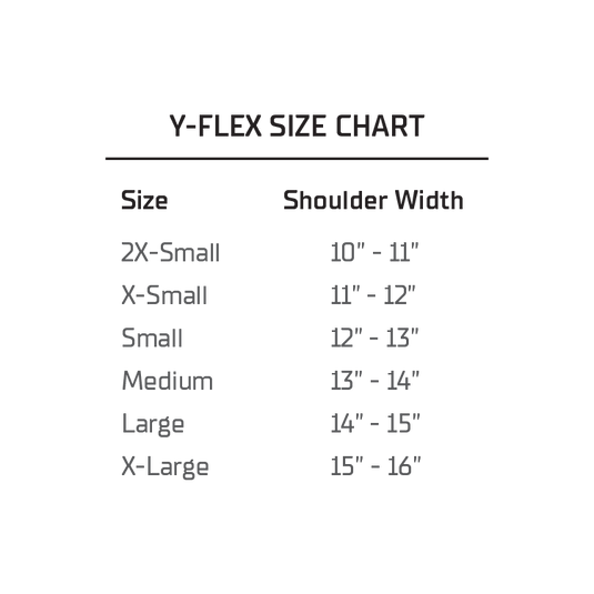 Y-FLEX YOUTH SHOULDER PADS