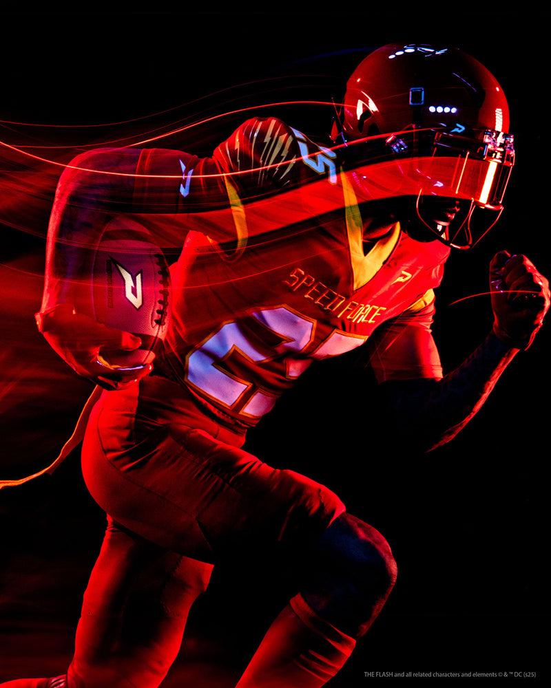 Load image into Gallery viewer, The Flash Football Gloves - VPS5 by Phenom Elite
