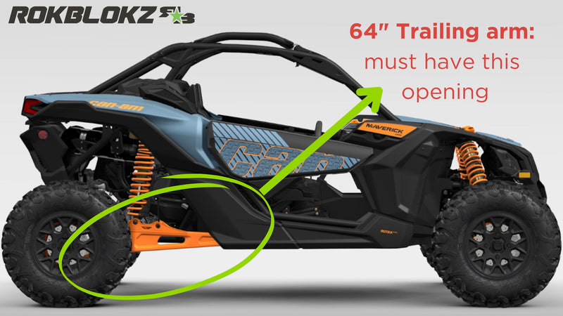 Load image into Gallery viewer, 64" Can-Am Maverick X3 2017+ Trailing Arm Guards
