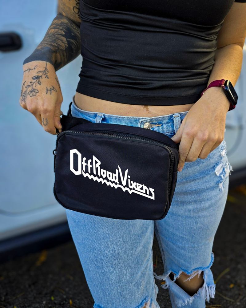 Load image into Gallery viewer, Heavy Metal Double Pocket Crossbody Bag
