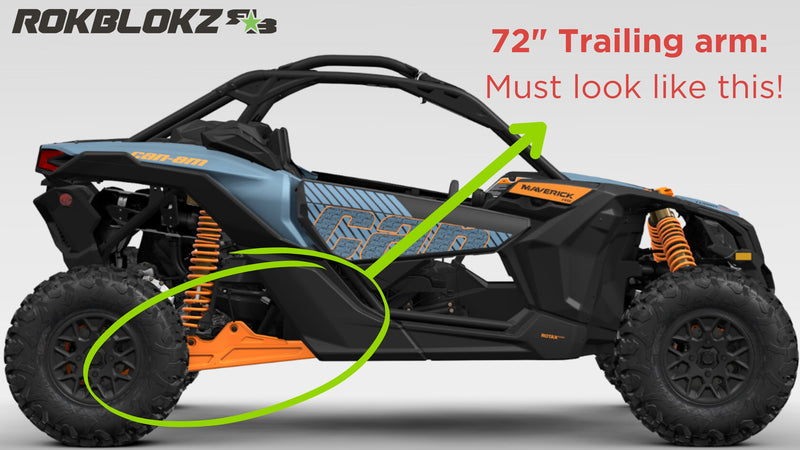 Load image into Gallery viewer, 72" Can-Am Maverick X3 2017+ Trailing Arm Guards
