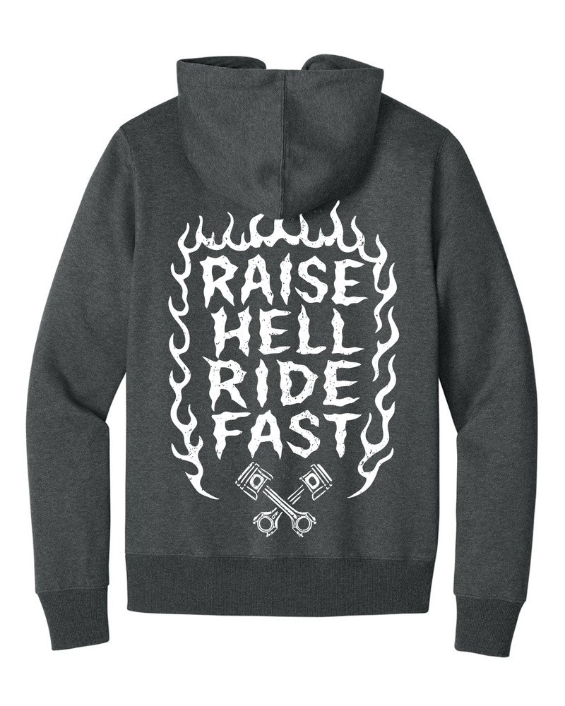 Load image into Gallery viewer, Raise Hell Zip Up Hoodie
