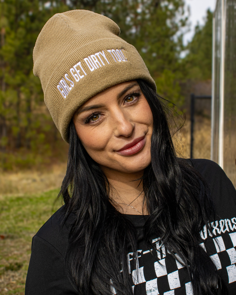 Load image into Gallery viewer, Trademark Beanie Coyote Brown/White
