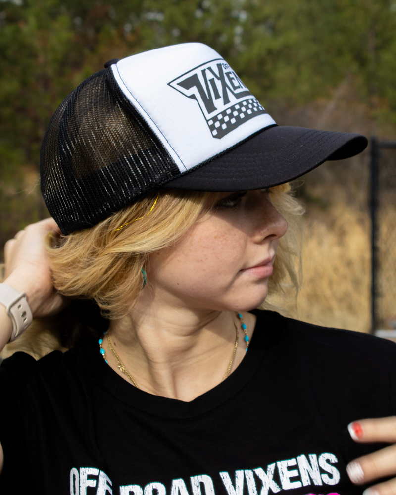 Load image into Gallery viewer, Off the Wall Foam Trucker - White/Black
