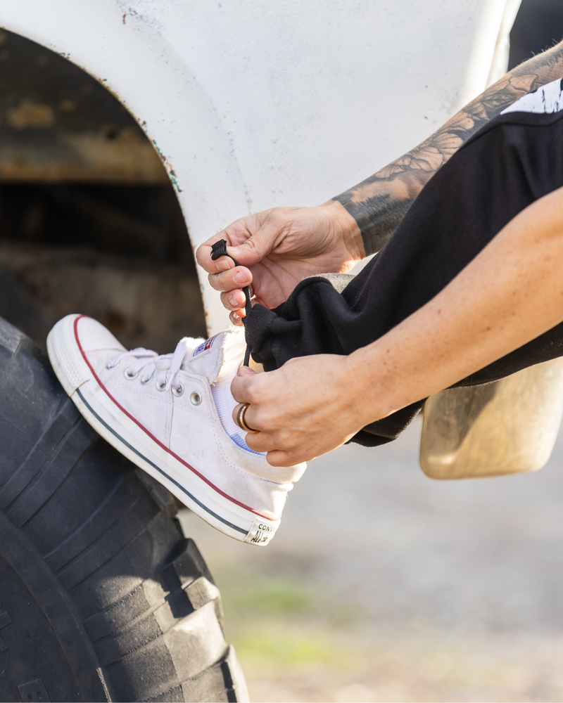 Load image into Gallery viewer, Ride Dirty Open Bottom Sweats
