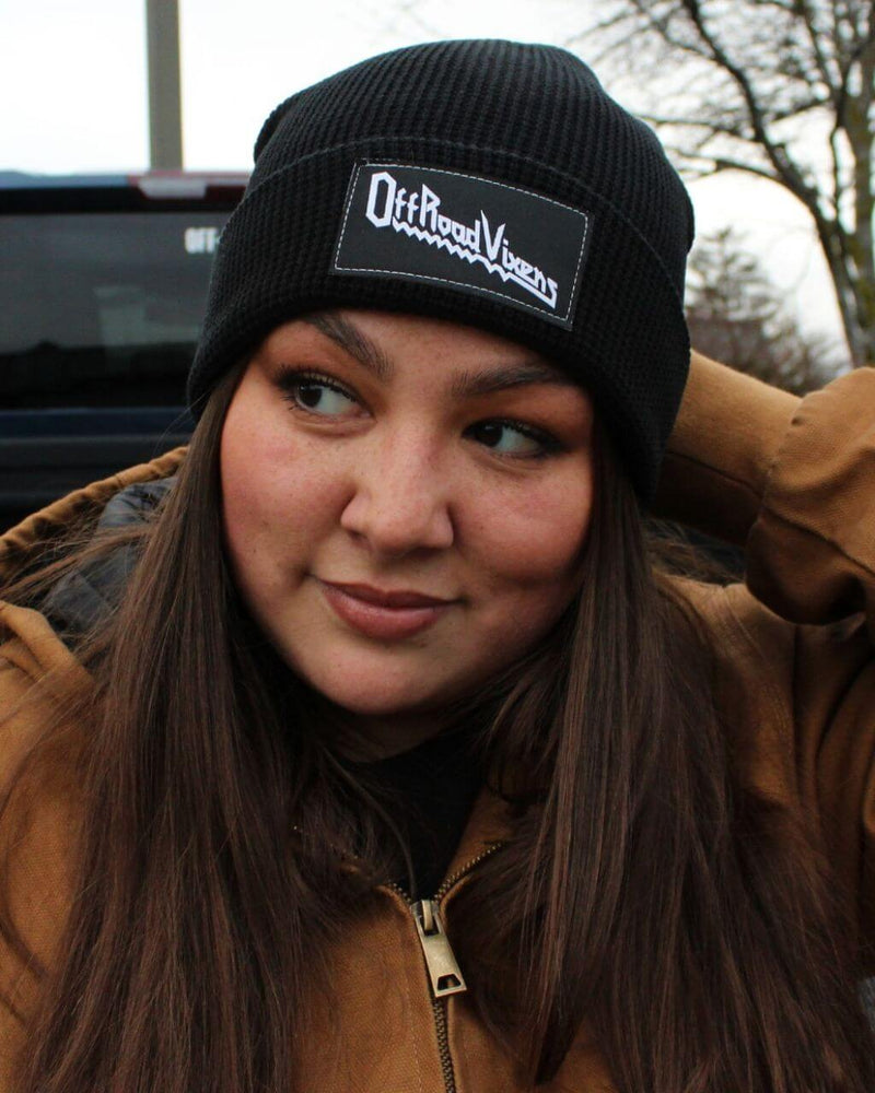Load image into Gallery viewer, Heavy Metal Waffle Beanie
