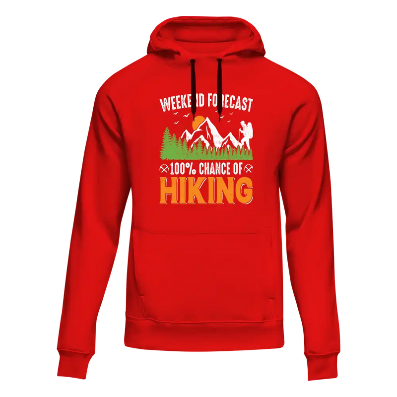 Load image into Gallery viewer, Weekend Forecast 100% Hiking Unisex Hoodie
