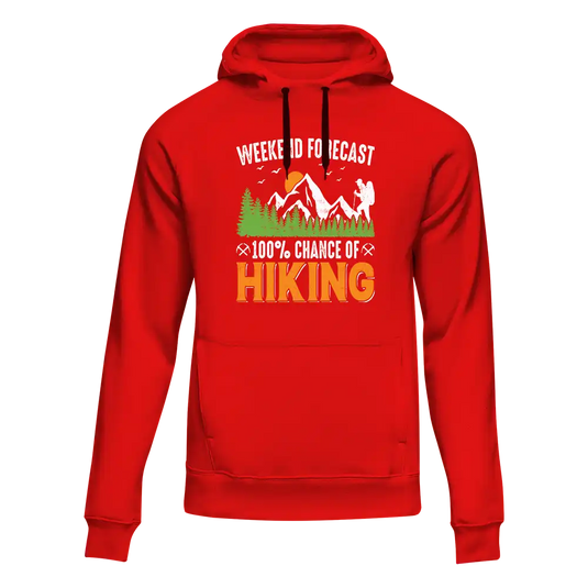Weekend Forecast 100% Hiking Unisex Hoodie
