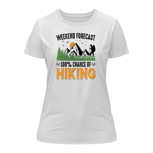 Weekend Forecast 100% Hiking T-Shirt for Women