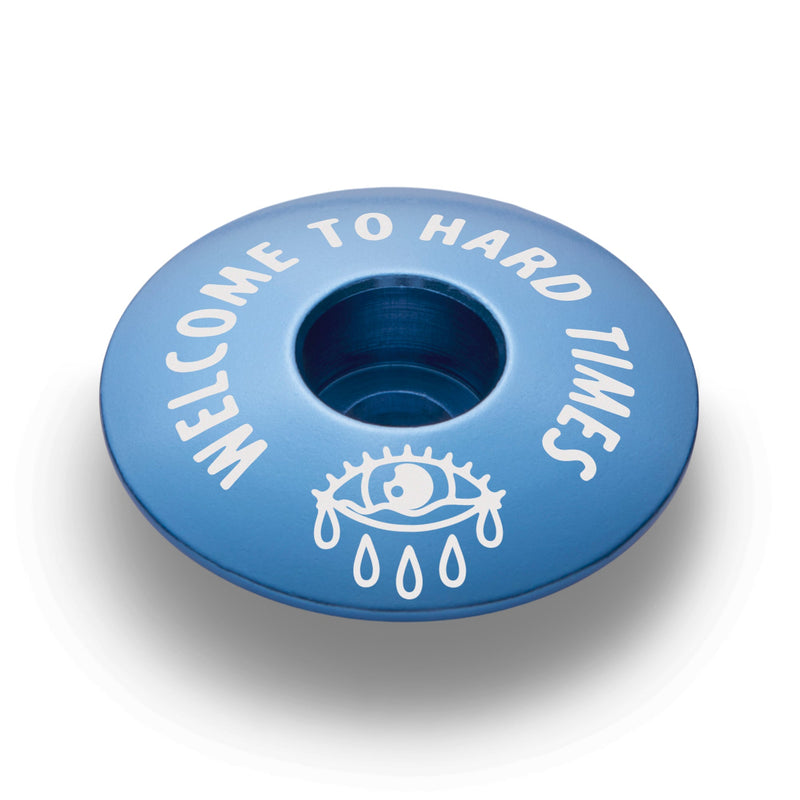 Load image into Gallery viewer, Welcome to Hard Times Bicycle Headset Cap
