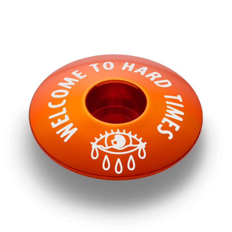 Load image into Gallery viewer, Welcome to Hard Times Bicycle Headset Cap
