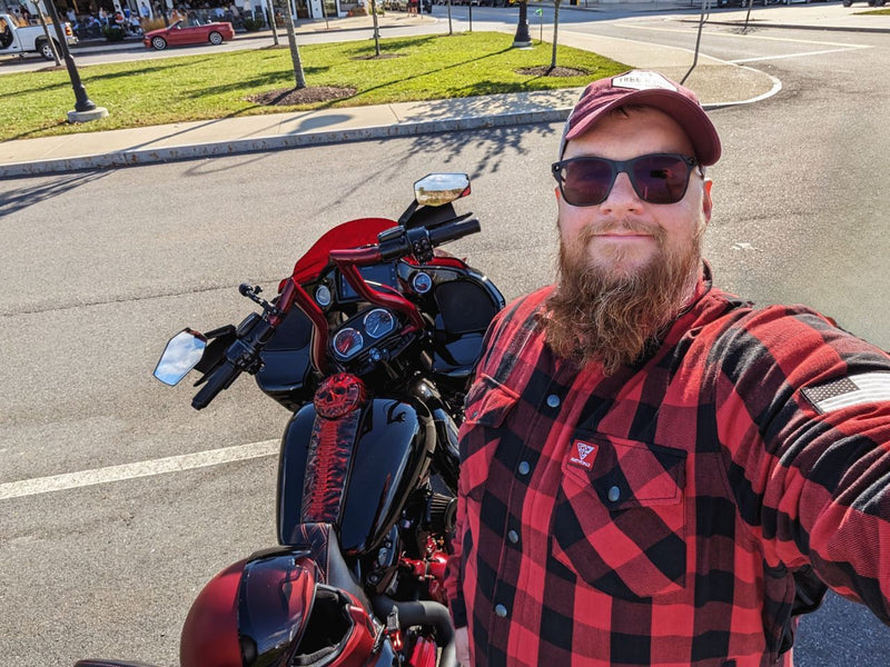 Load image into Gallery viewer, Protective Flannel Shirt - Red Checkered
