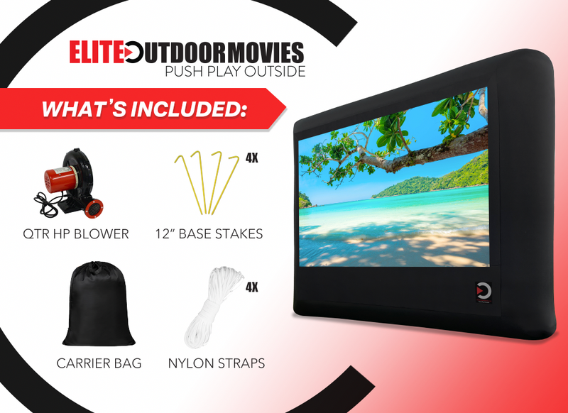 Load image into Gallery viewer, Elite Outdoor Movies Home 17' Inflatable Screen
