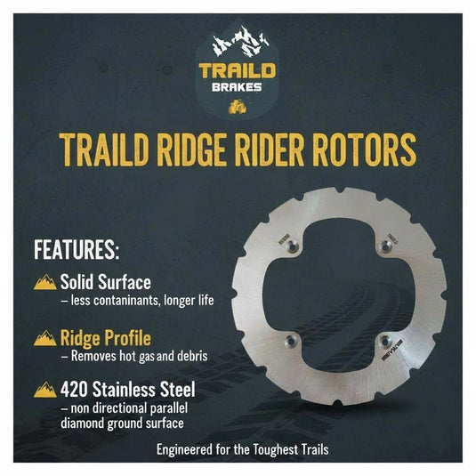 Polaris Ranger XP 1000 / XP Kinetic 2021-2027 Ridge Rider Rotor and Pad Kit