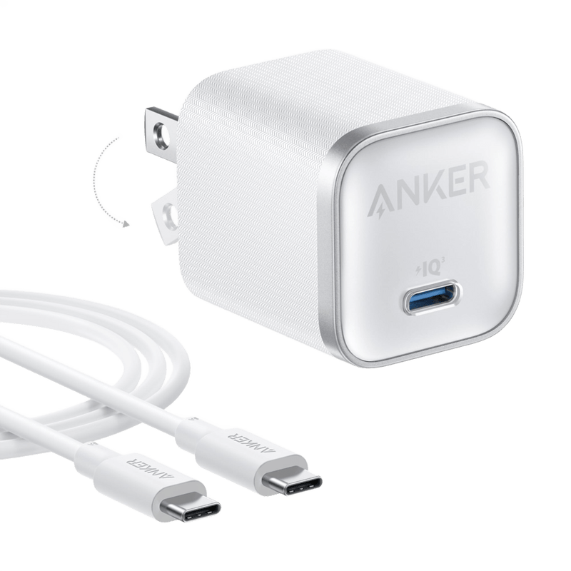 Load image into Gallery viewer, Anker Nano Charger (45W) with USB-C to USB-C Cable
