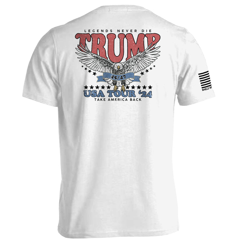 Load image into Gallery viewer, Legends Never Die Trump USA Tour 2024
