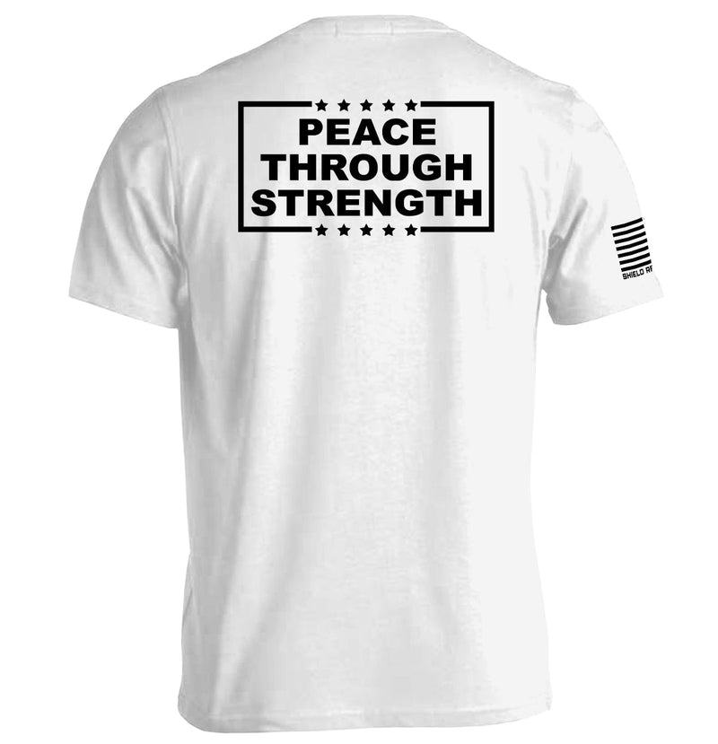 Load image into Gallery viewer, Peace Through Strength White
