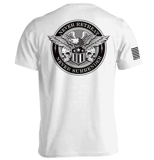 Never Retreat Never Surrender Skulls