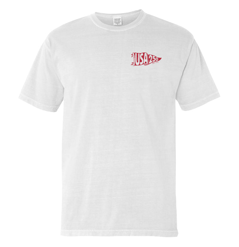Load image into Gallery viewer, USA 250 Red (Left Chest)
