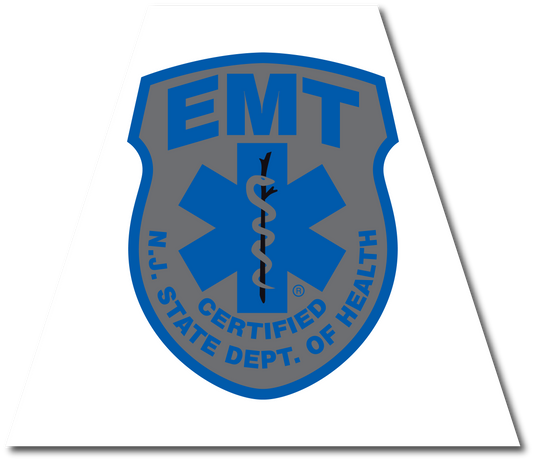 NEW JERSEY SUBDUED EMT REFLECTIVE HELMET (TET) TETRAHEDRON