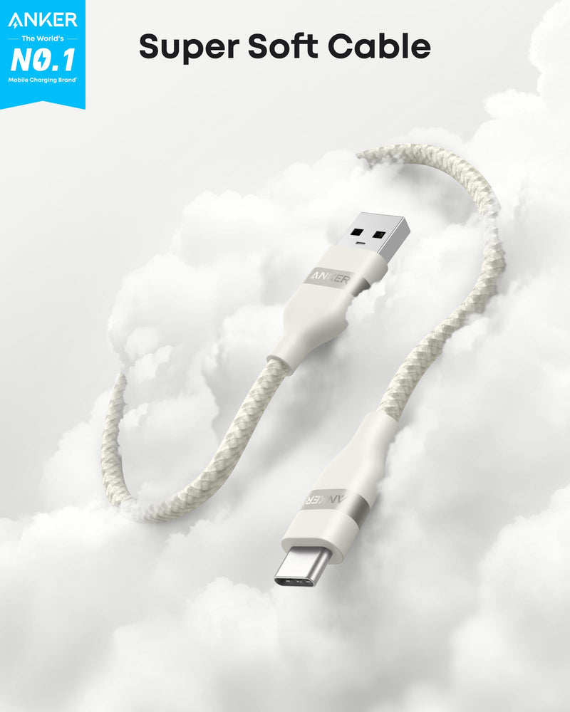 Load image into Gallery viewer, Anker USB-A to USB-C Cable (3 ft / 6 ft, Upcycled-Braided)
