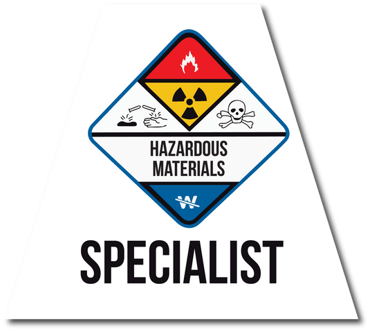 HAZMAT SPECIALIST REFLECTIVE HELMET (TET) TETRAHEDRON