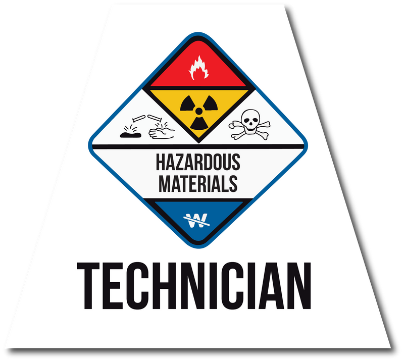 Load image into Gallery viewer, HAZMAT TECHNICIAN REFLECTIVE HELMET (TET) TETRAHEDRON
