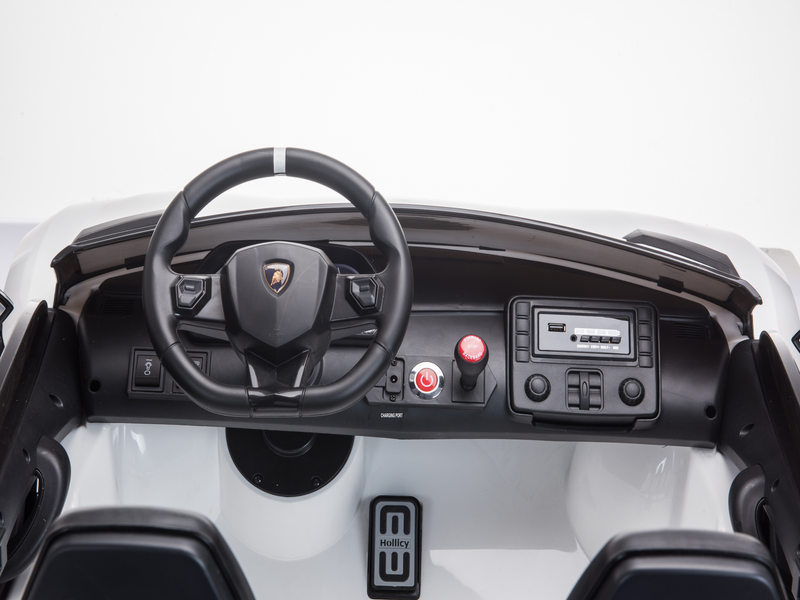 Load image into Gallery viewer, 2 Seater Lamborghini Aventador RC Ride On Car For Children W/Magic Cars® Wireless Parental Control
